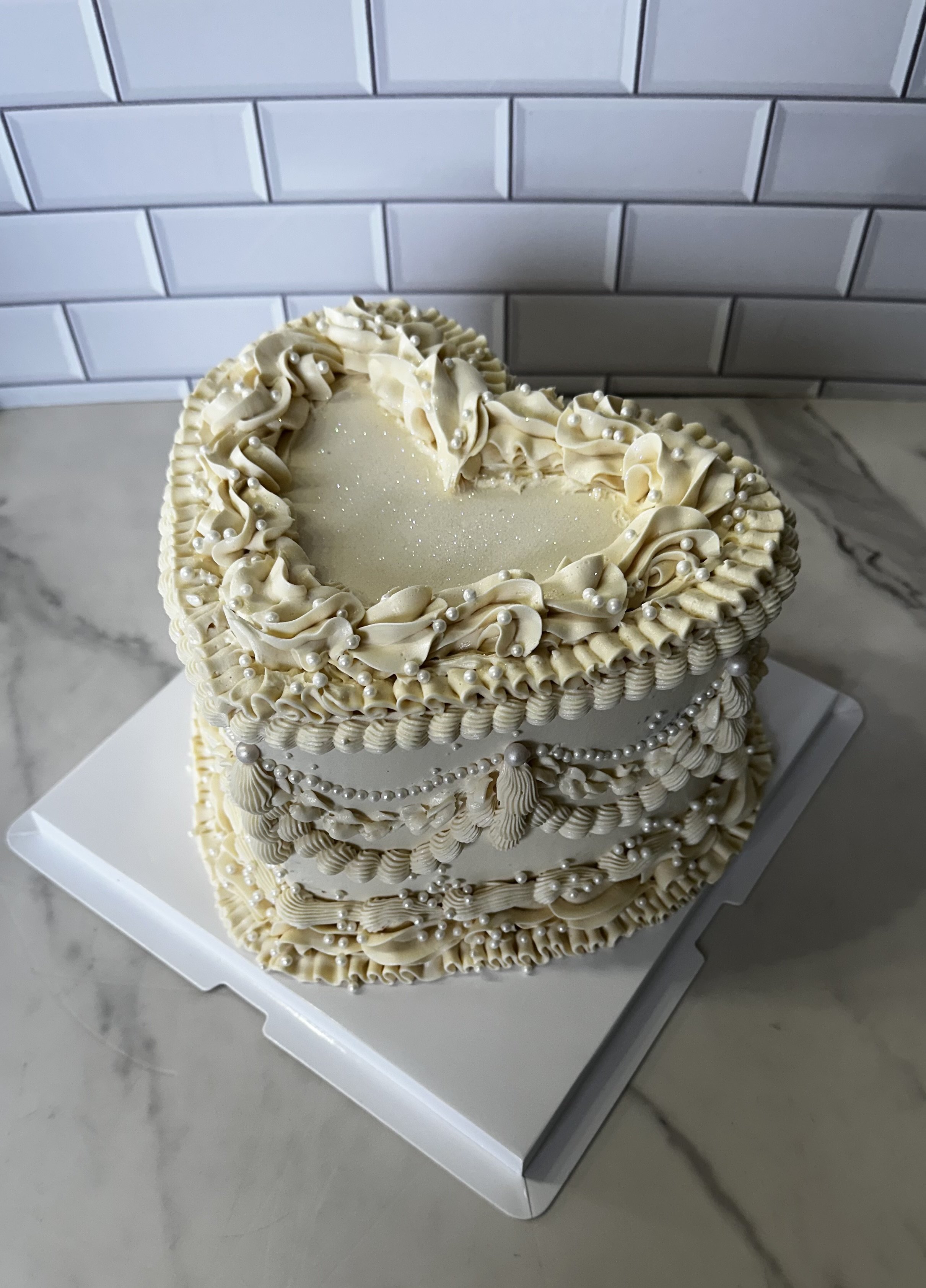 vegan wedding cake heart shaped Veg on Board Suffolk County NY