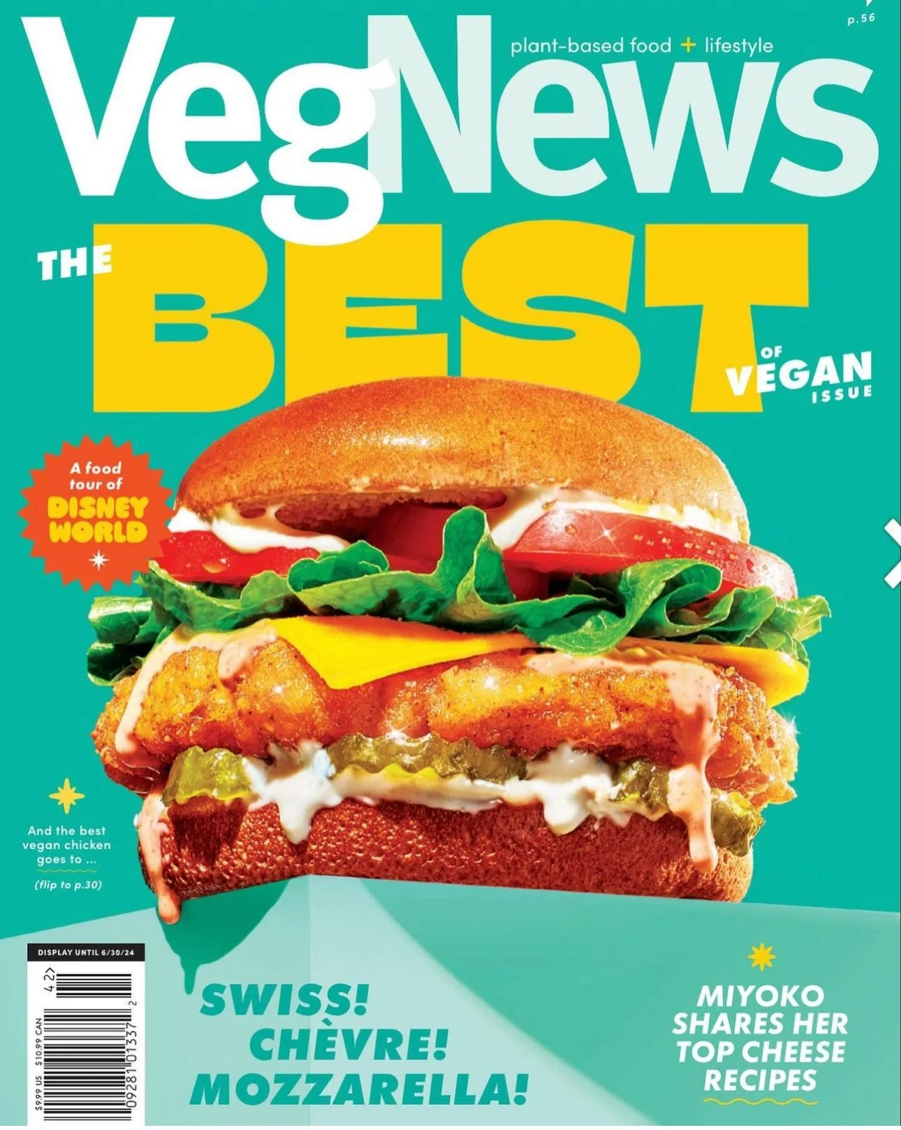 Veg on Board featured in VegNews magazine for vegan wedding cakes and grazing tables on Long Island