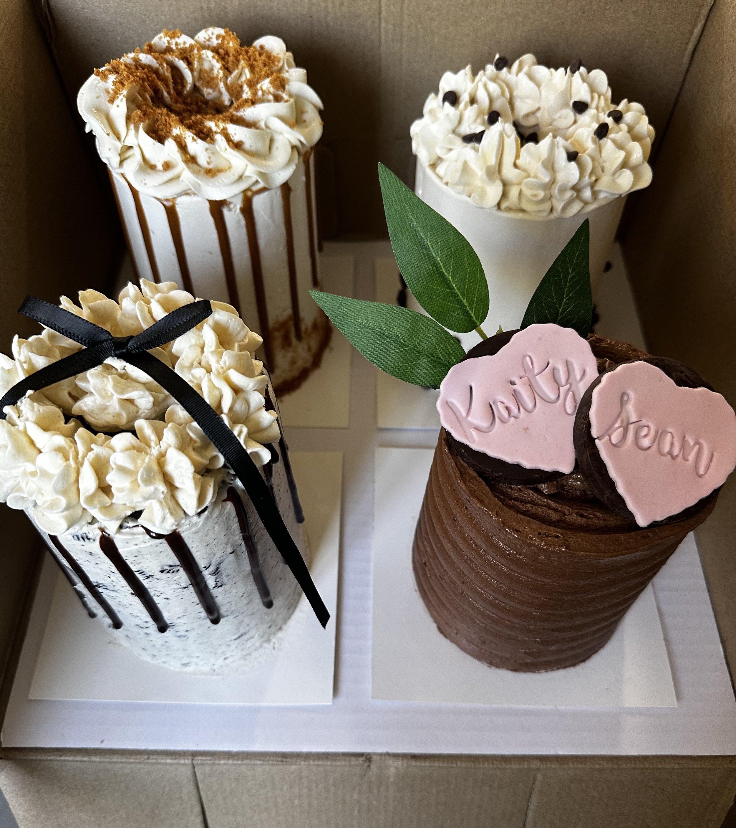 cake tasting box vegan for weddings Long Island ny
