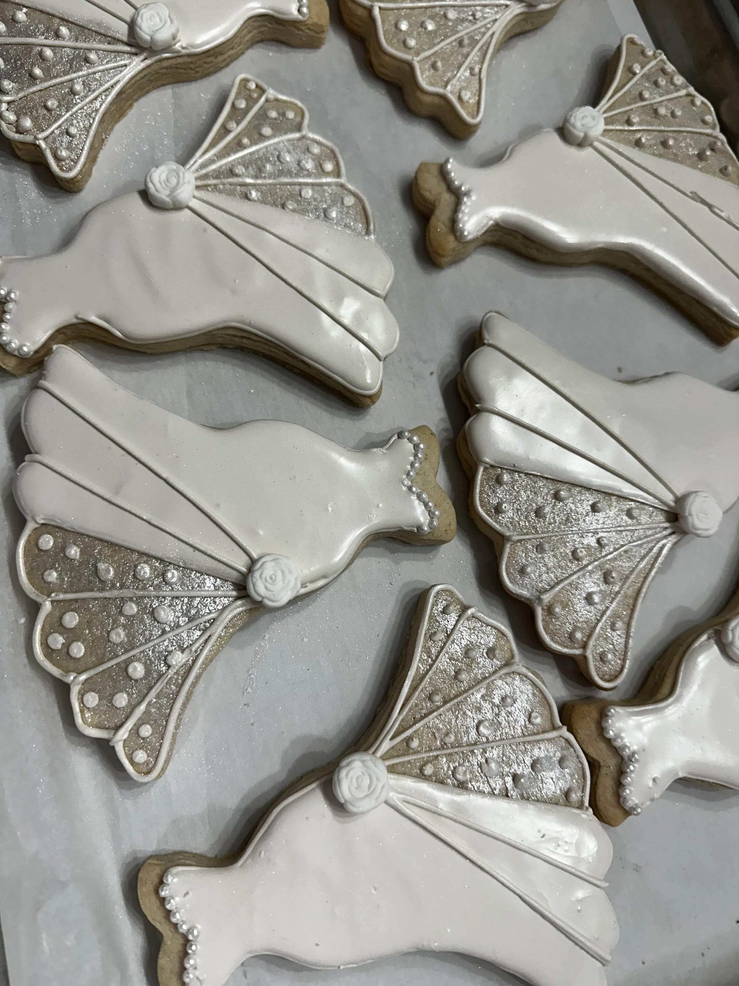 gluten free and vegan custom bridal shower cookies veg on board