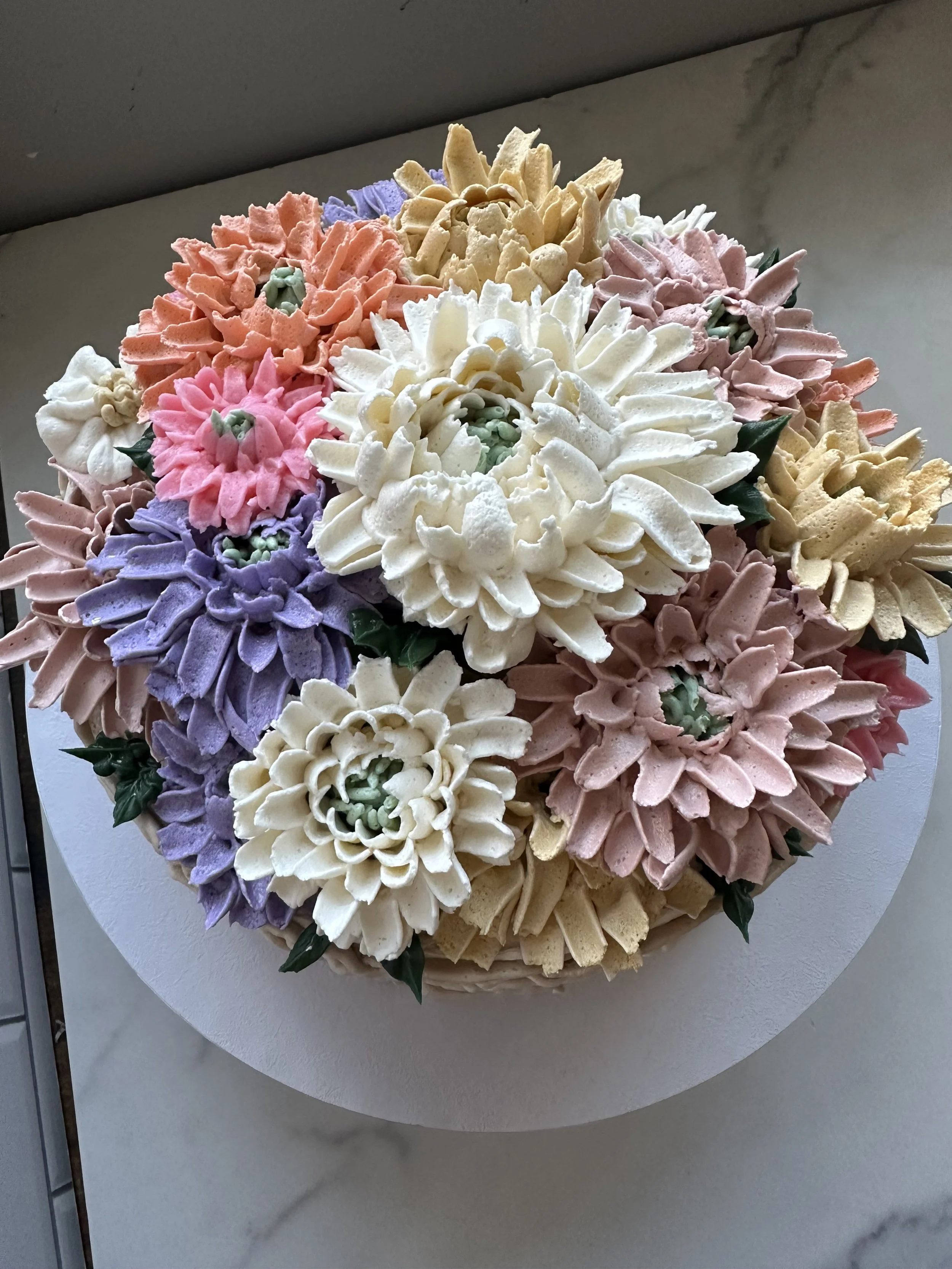 Vegan Cake floral Veg on Board NYC
