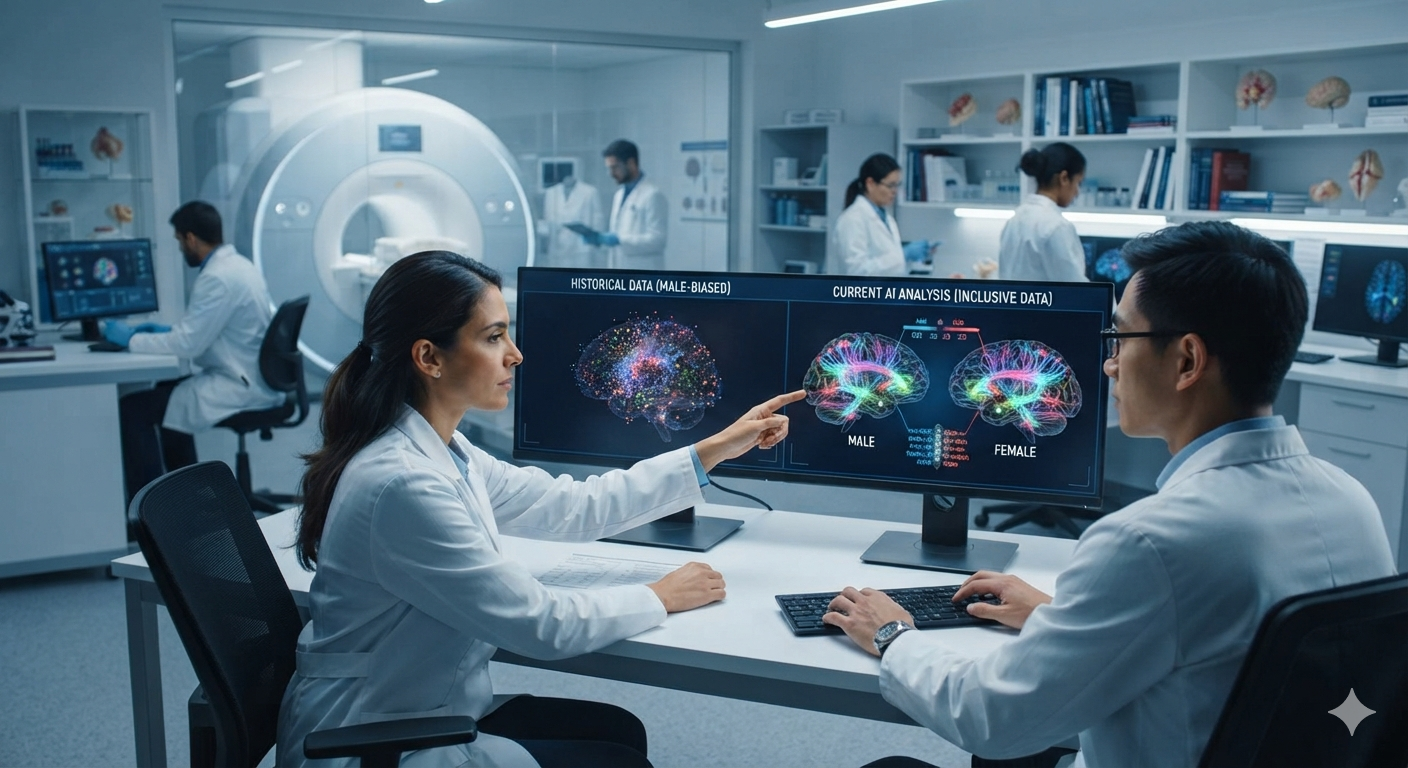 Durante décadas estudiamos el cerebro.&nbsp; Pero no el de las mujeres.&nbsp;