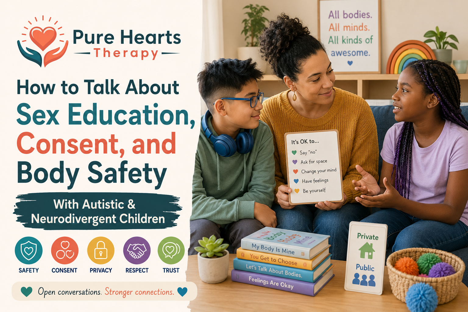 How to Talk About Sex Education, Consent, and Body Safety With Autistic &amp; Neurodivergent Children