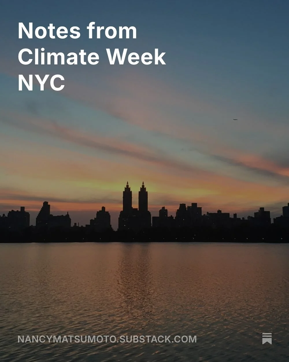Hi all! My latest &ldquo;Reaping&rdquo; Substack article is live! Please check it out and subscribe😊 Link in bio.

#reapingwhatshesows #climateweeknyc
@melvillehouse