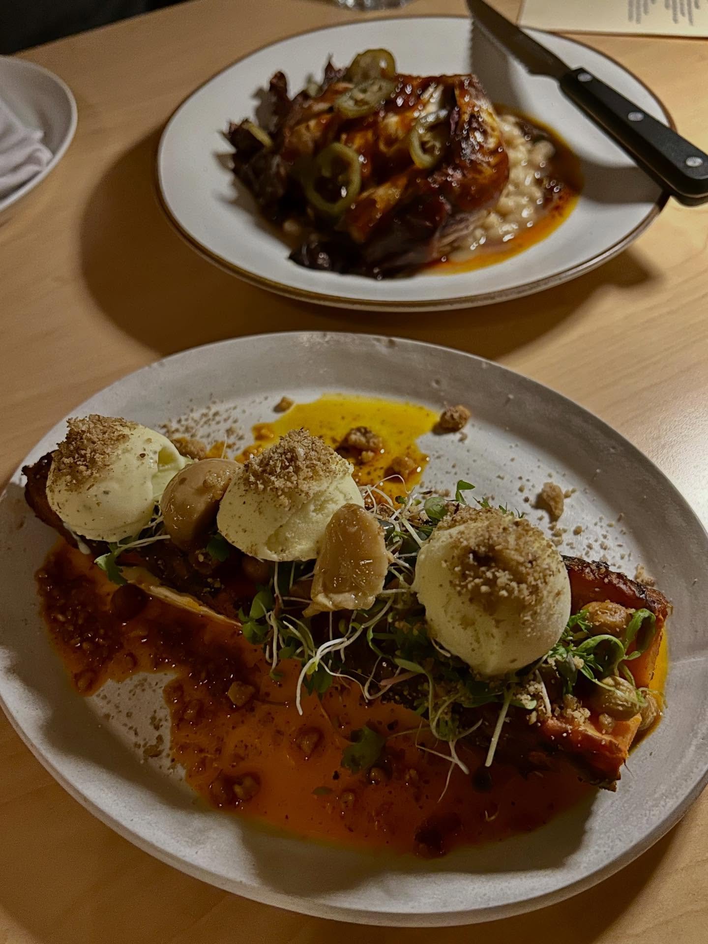 Dining @restaurantrickyandolivia is like hanging out with the couple &amp; sharing favorite childhood + young adult east end food memories: dipping fries in McChicken mayo &amp; lettuce at the bottom of the paper wrapper; arguing over which char-siu 