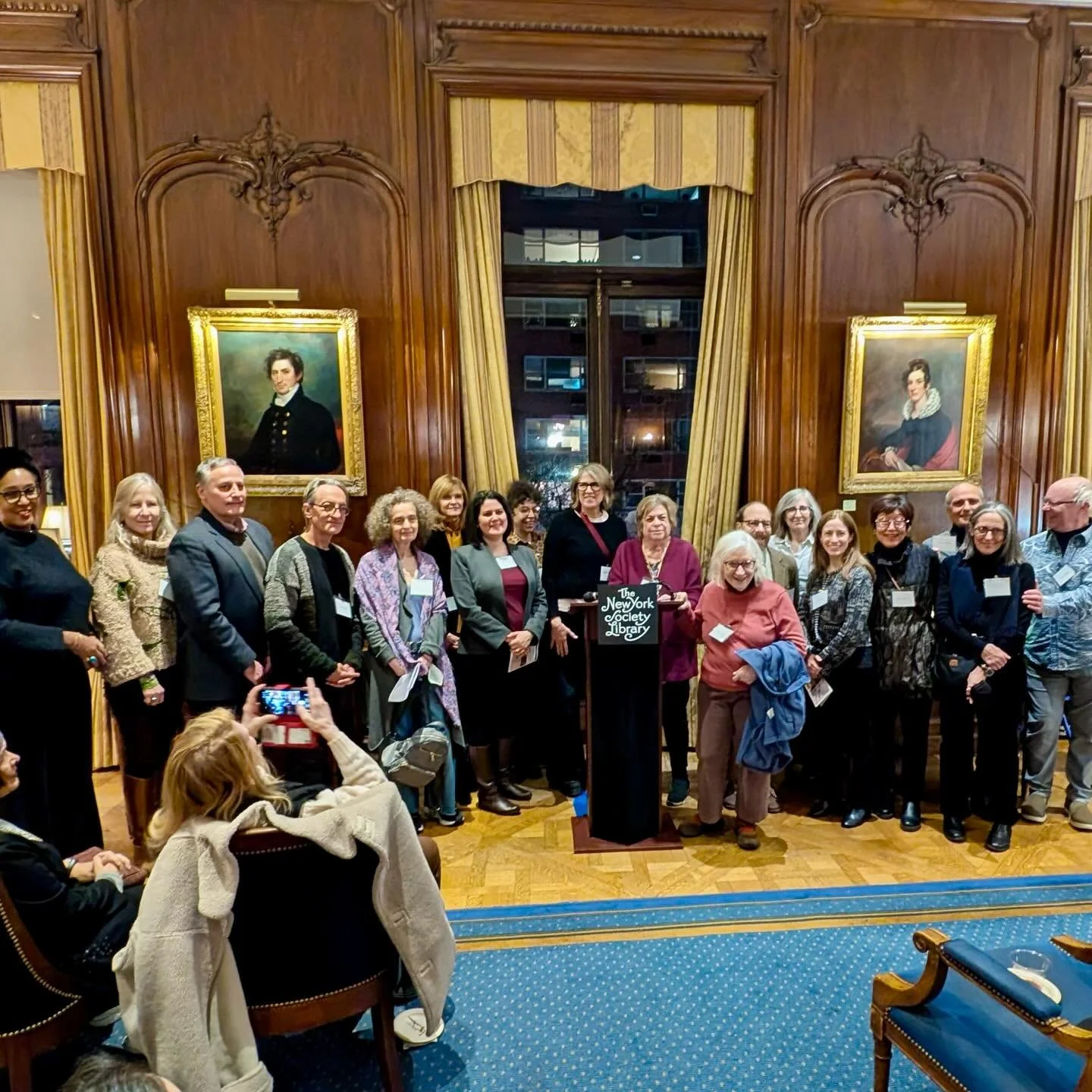 Members of @nysoclib publish something like 50 books a year👏👏👏🤗. It was fun to be among this year&rsquo;s crop of authors + see the breadth of topics + genres covered, from biographies to novels to graphic novels, politics, + YA titles. 🙏 to Car