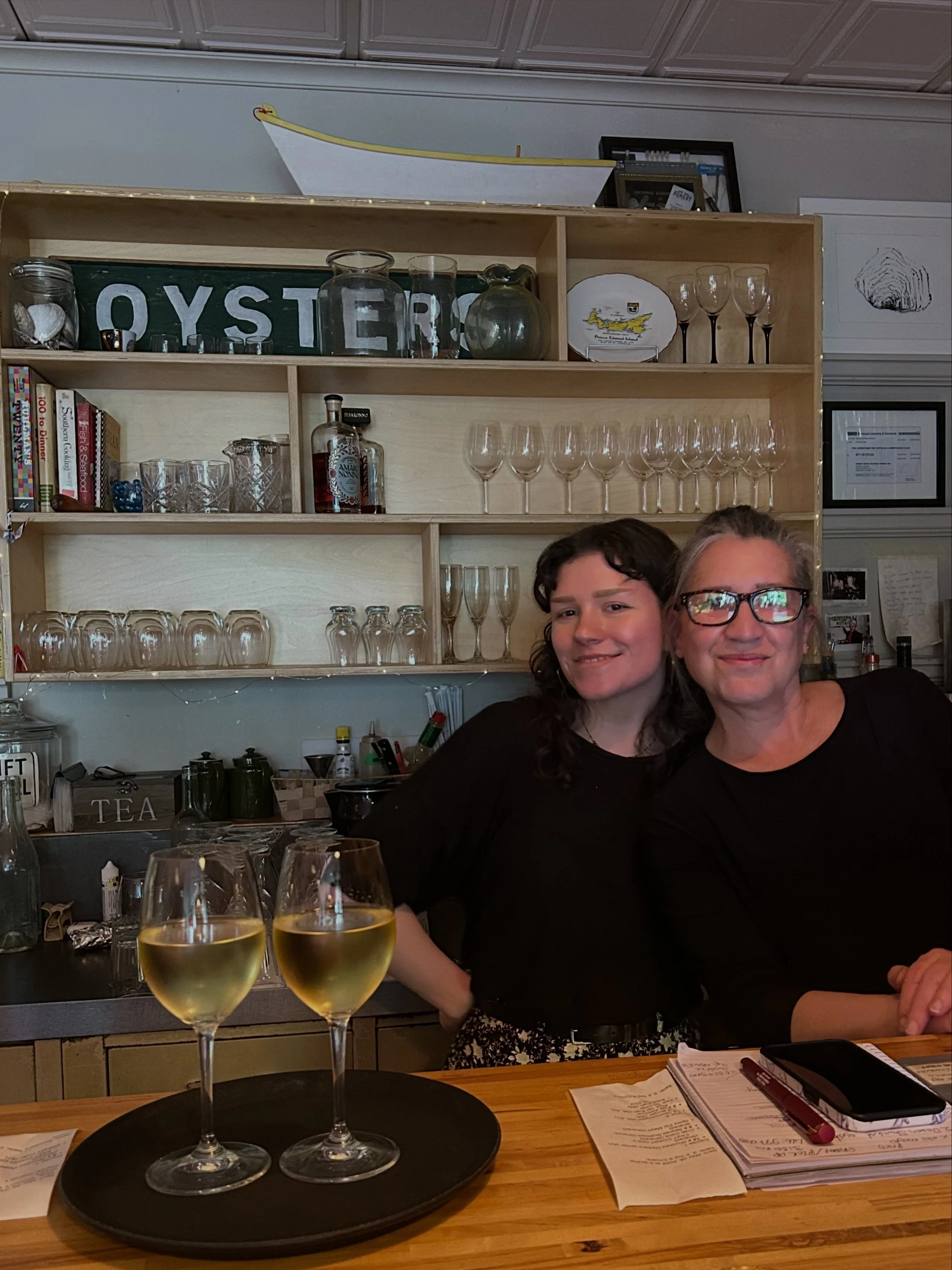 We felt so fortunate to catch one of the last days of service @honest_weight. Thank you, Victoria &amp; Emma, &amp; best of luck in the next chapter of life&rsquo;s long 📕! Another fantastic dinner, bittersweet for marking the end. 

🙏 @lalaurita_p