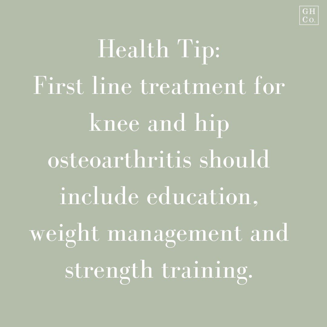 Knee and hip osteoarthritis are commonly managed by the team @fleurieu_physio @goolwaphysio from @goolwahealthco . Education is important to understand that motion is lotion for arthritic joints. Weight loss can result in less load on joints and it c