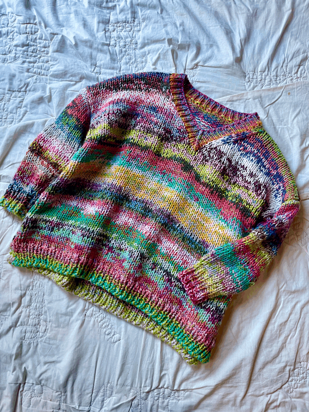 Hand Knitting Pattern - The Vespa V Neck — The Knit Edit