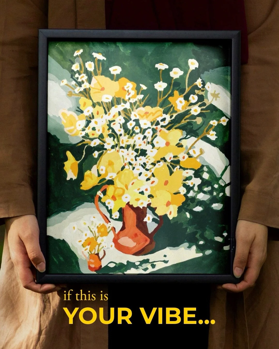 My work sits at the intersection of illustration and fine art&mdash; modern, stylish visuals with a hint of narrative or emotion. I create a sense of whimsy where pieces are not purely decorative, but suggest moments, moods or ideas. (Or, your know, 