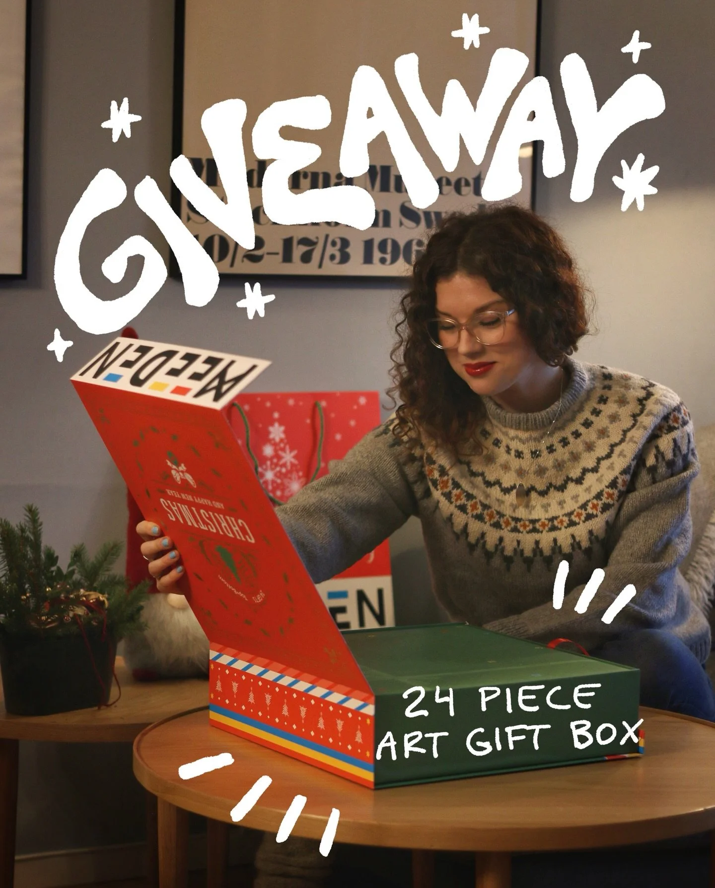 🎁 GIVEAWAY TIME! 🎁

I&rsquo;m hosting a giveaway with @meeden.art and get to give away FOUR of these lovely Christmas Gift Box Calendars! 🥳 

How to enter:
✨ Like this post 
✨ Follow me and @meeden.art 
✨ Tag a friend in the comments who&rsquo;d w