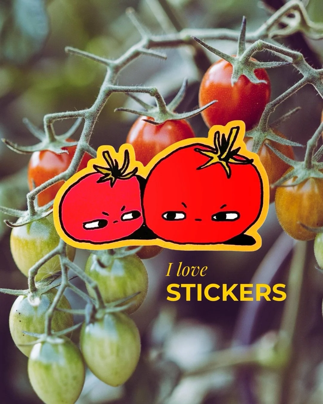 I love stickers! I love the process of designing them and then seeing them come to life. I love that they make art accessible to people and such a small thing can bring joy!

#stickerlover #stickerartist