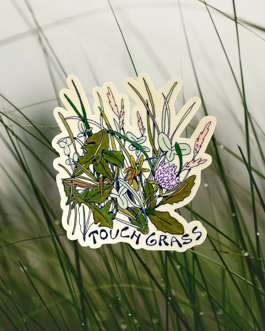 The touch grass sticker is finally restocked ✨☘️🌾 along with the grumpy tomatoes, two quilt stickers and holographic sardines 🐟 

Did you know you get free sticker shipping over 35 usd? Just use code: FIREHORSE

Wishing you a sunny weekend!
☀️

#st