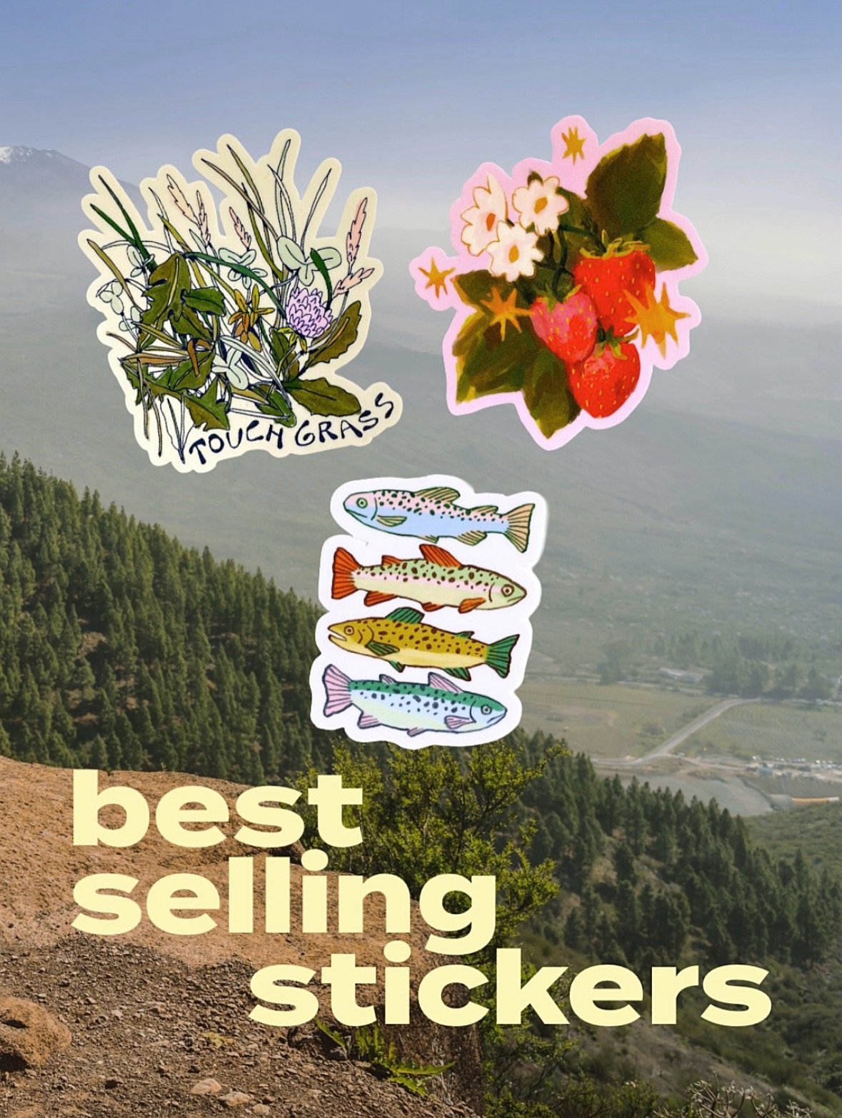 My best selling stickers so far this year 🥰 #stickers #stickerartist