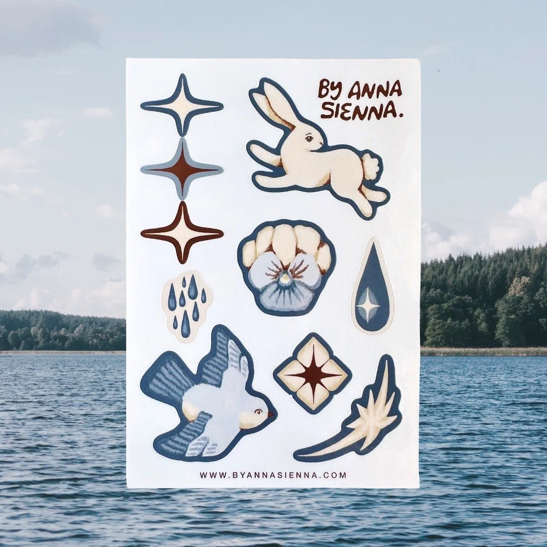Bunny & Bird Sticker Sheet