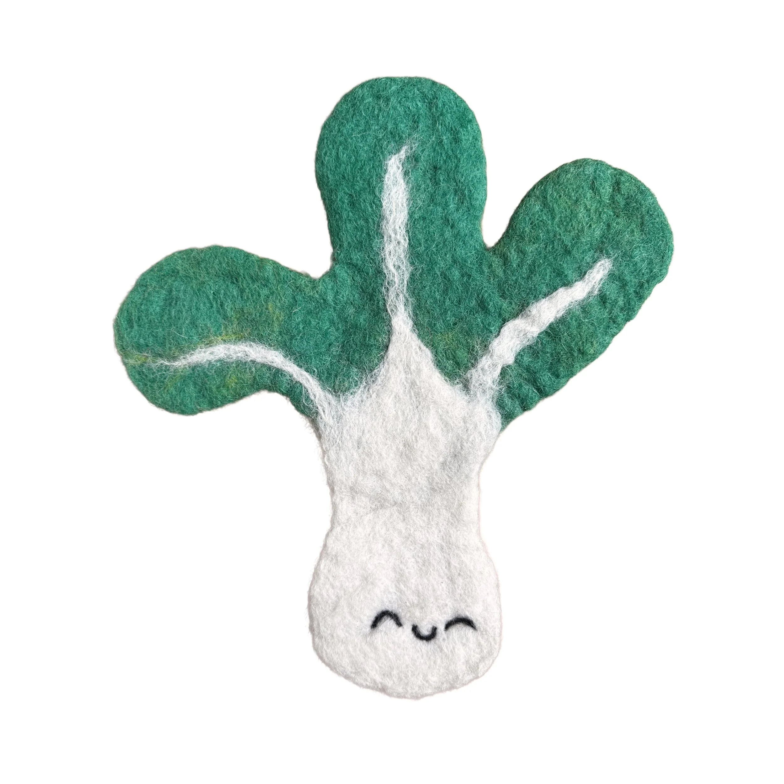 Happy Felted Wool Bok Choi
