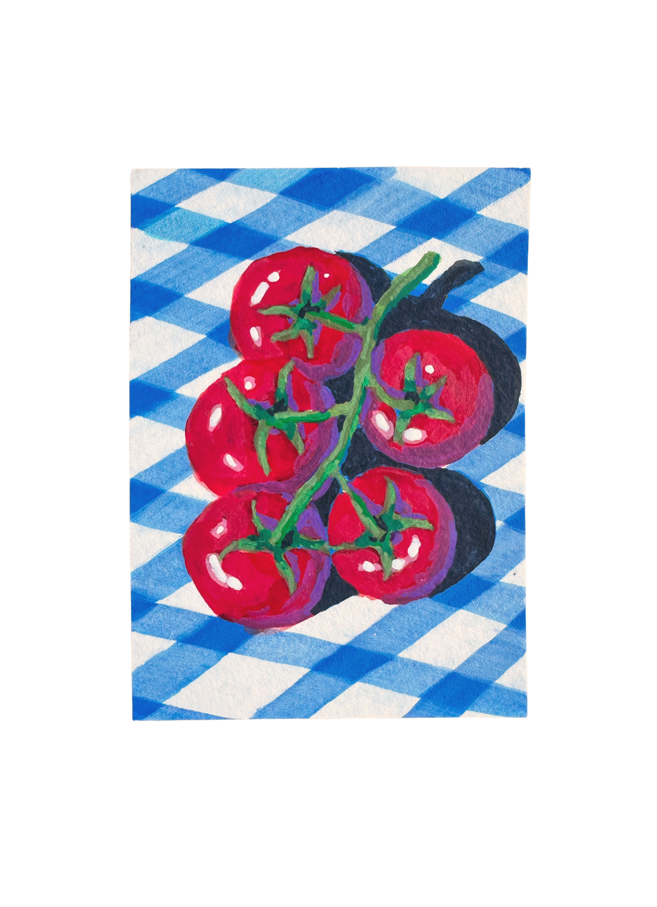 Mini Original / ACEO - Glossy Tomatoes 1/1