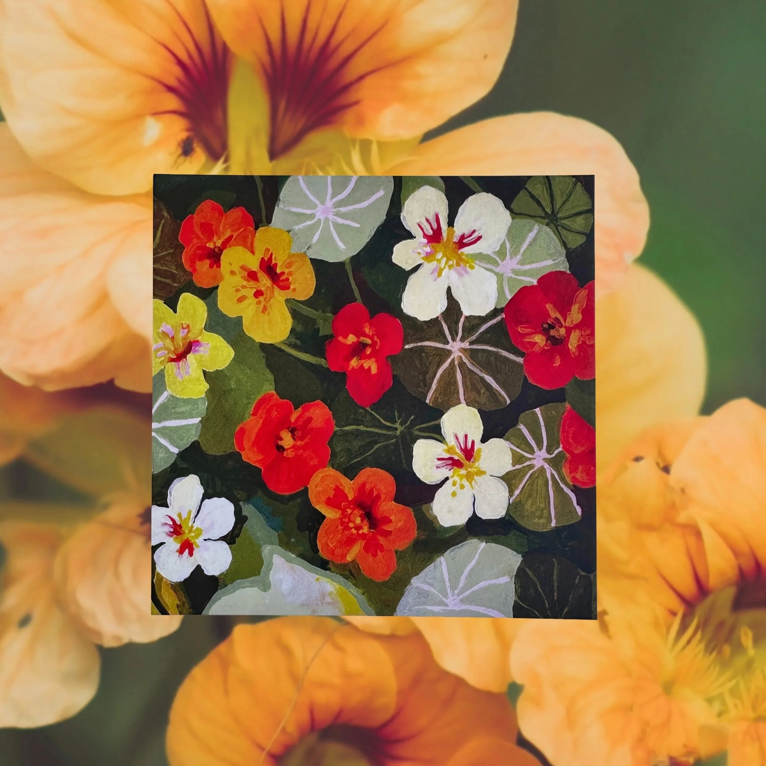 Nasturntium Print