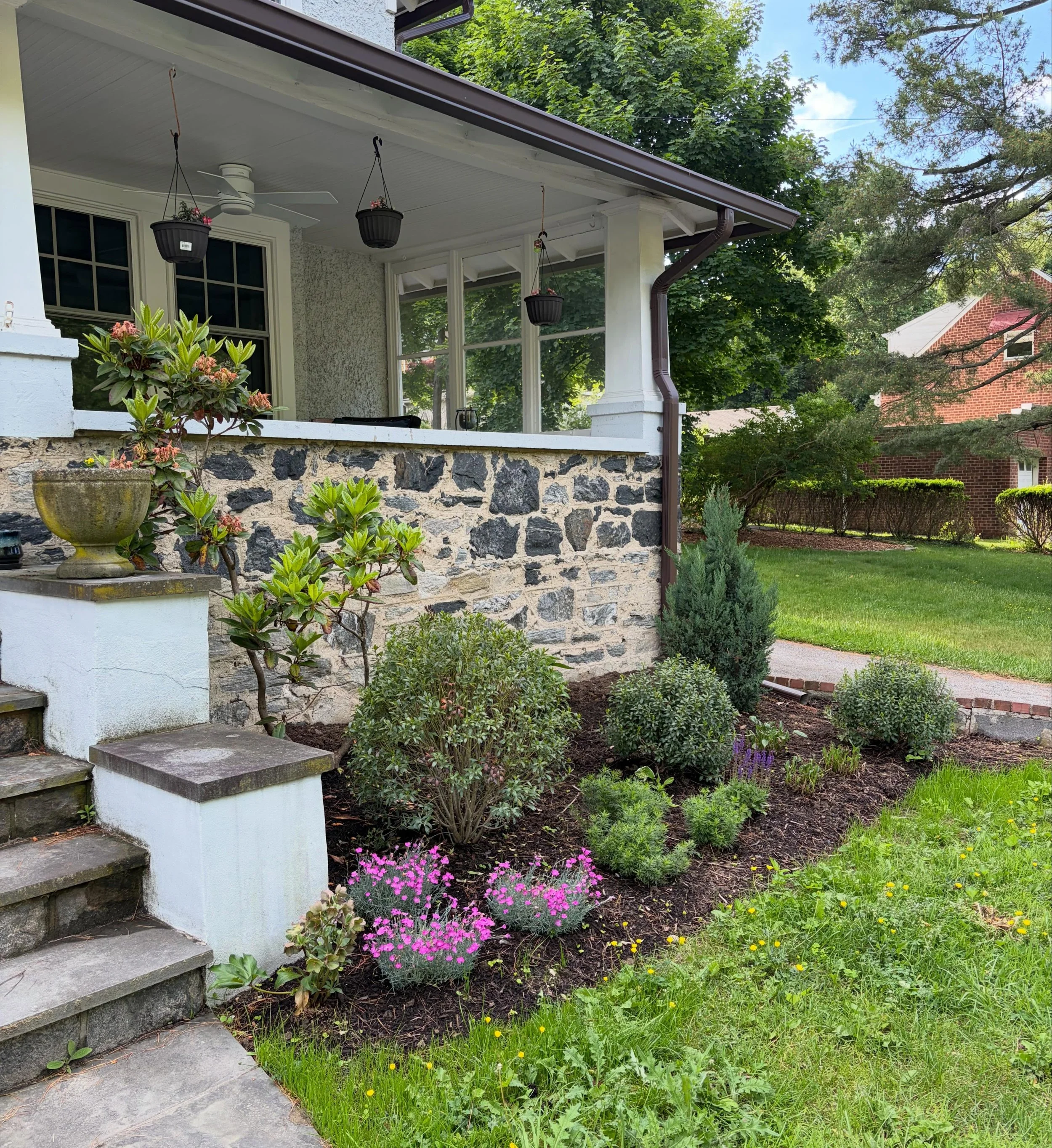 It&rsquo;s been a sometimes tumultuous spring for the Rosewater crew but we are powering through garden projects at a rapid clip, including this big transformation in Hastings-on-Hudson.  The first step in this project was some aggressive removal of 