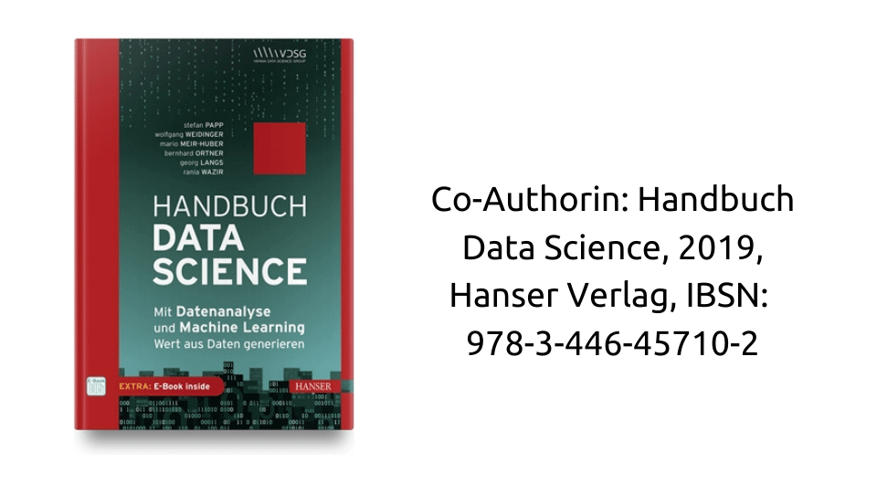 Co-Author of "Handbuch Data Science"