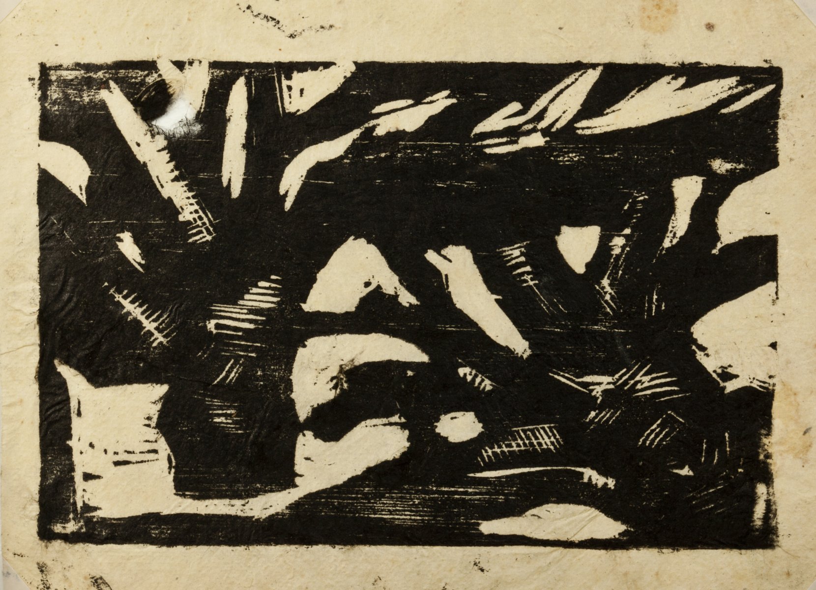 Benode Behari Mukherjee | Landscape | Woodcut | 3.75 x 5.75 in