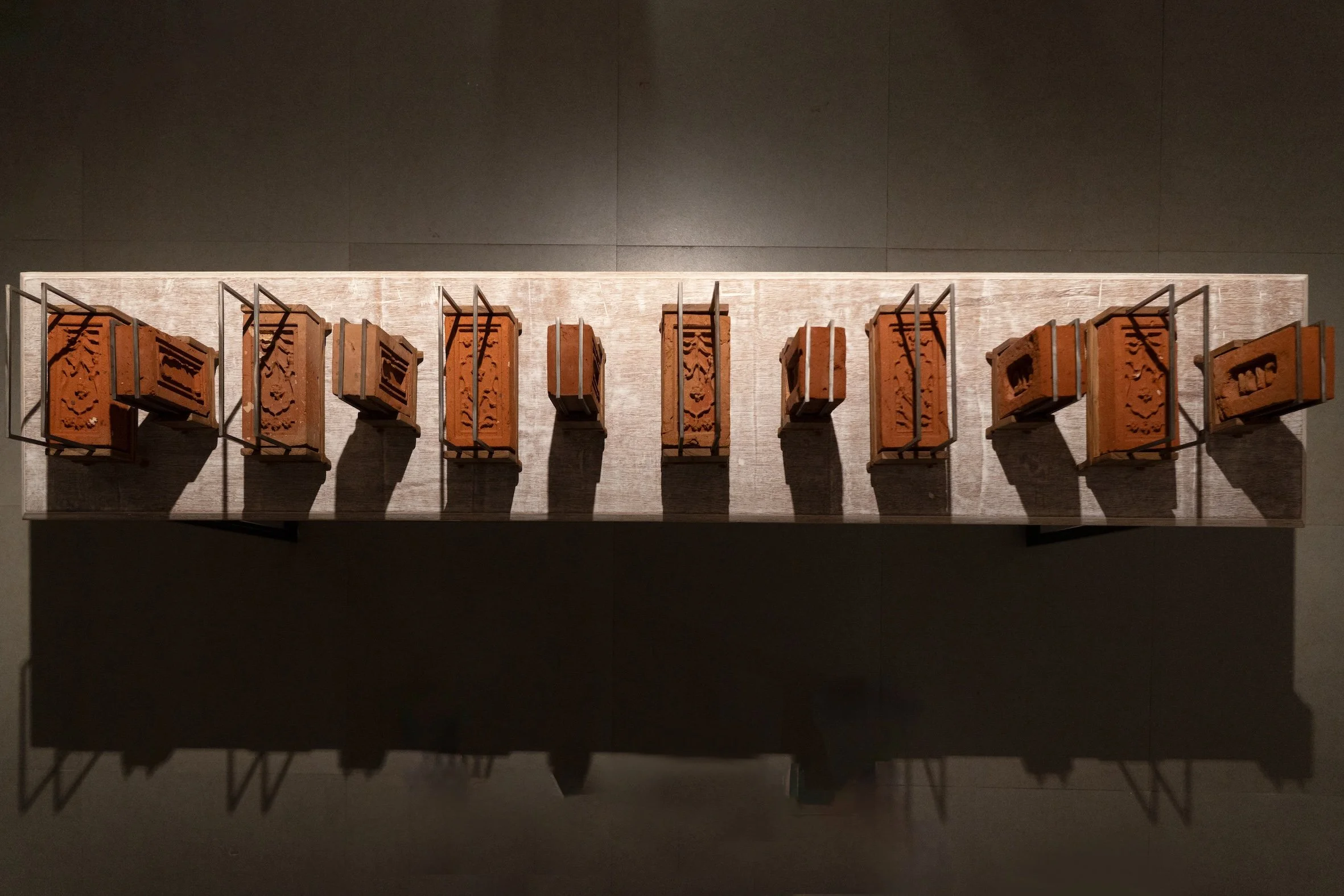 Samay | Brick , Metal & Wood | Installation Size: 82 x 16 in | 2026