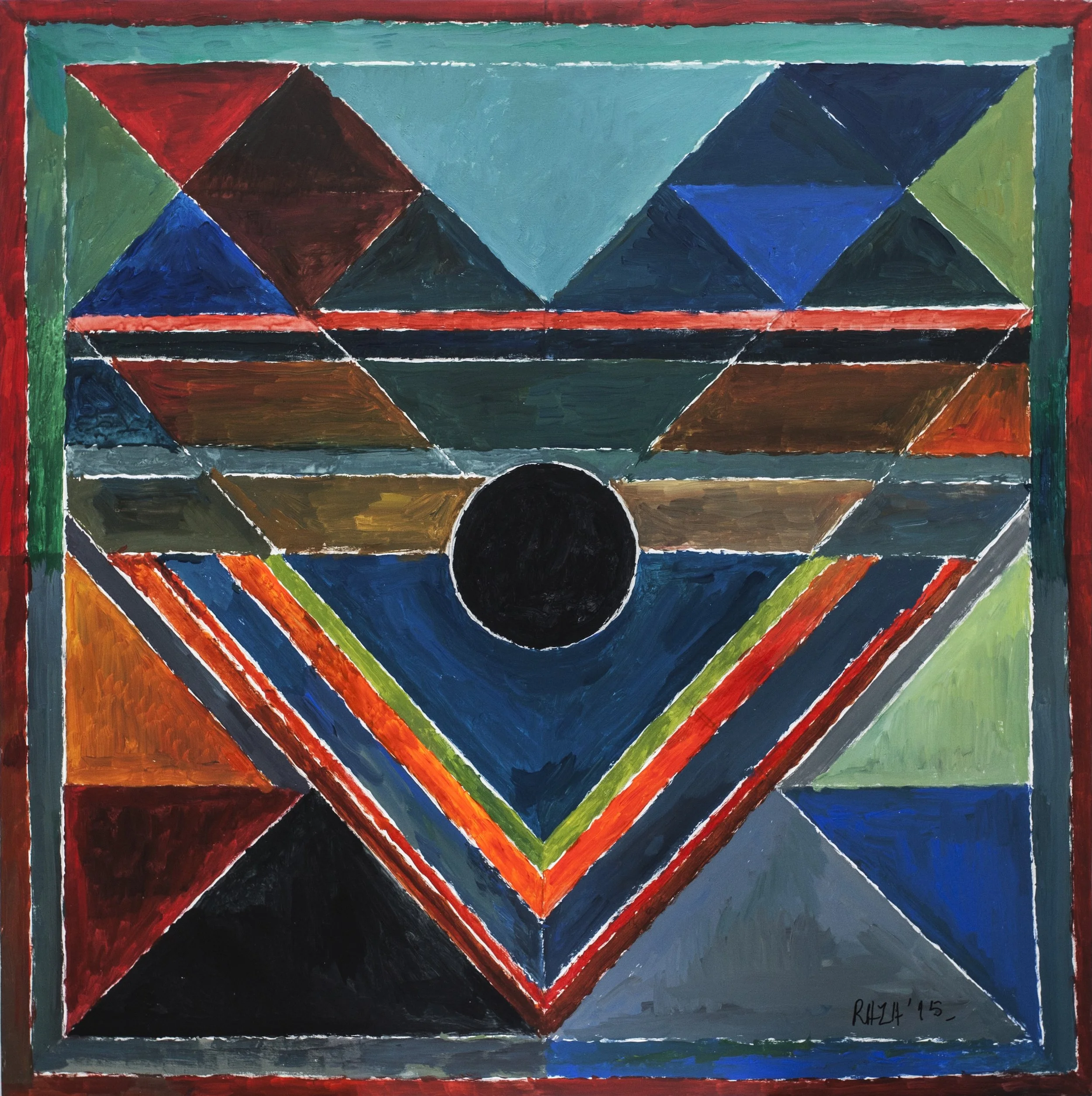 Akar Prakar | Acrylic on canvas | 40 x 40 in | 2015