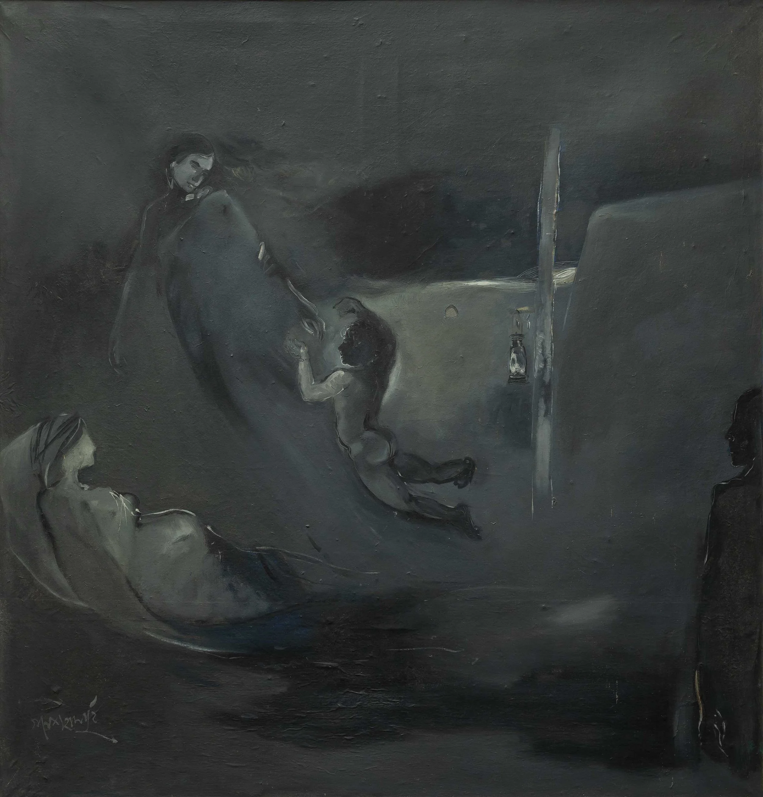 Ganesh Haloi | Untitled | Oil on canvas | 35 x 34.75 in