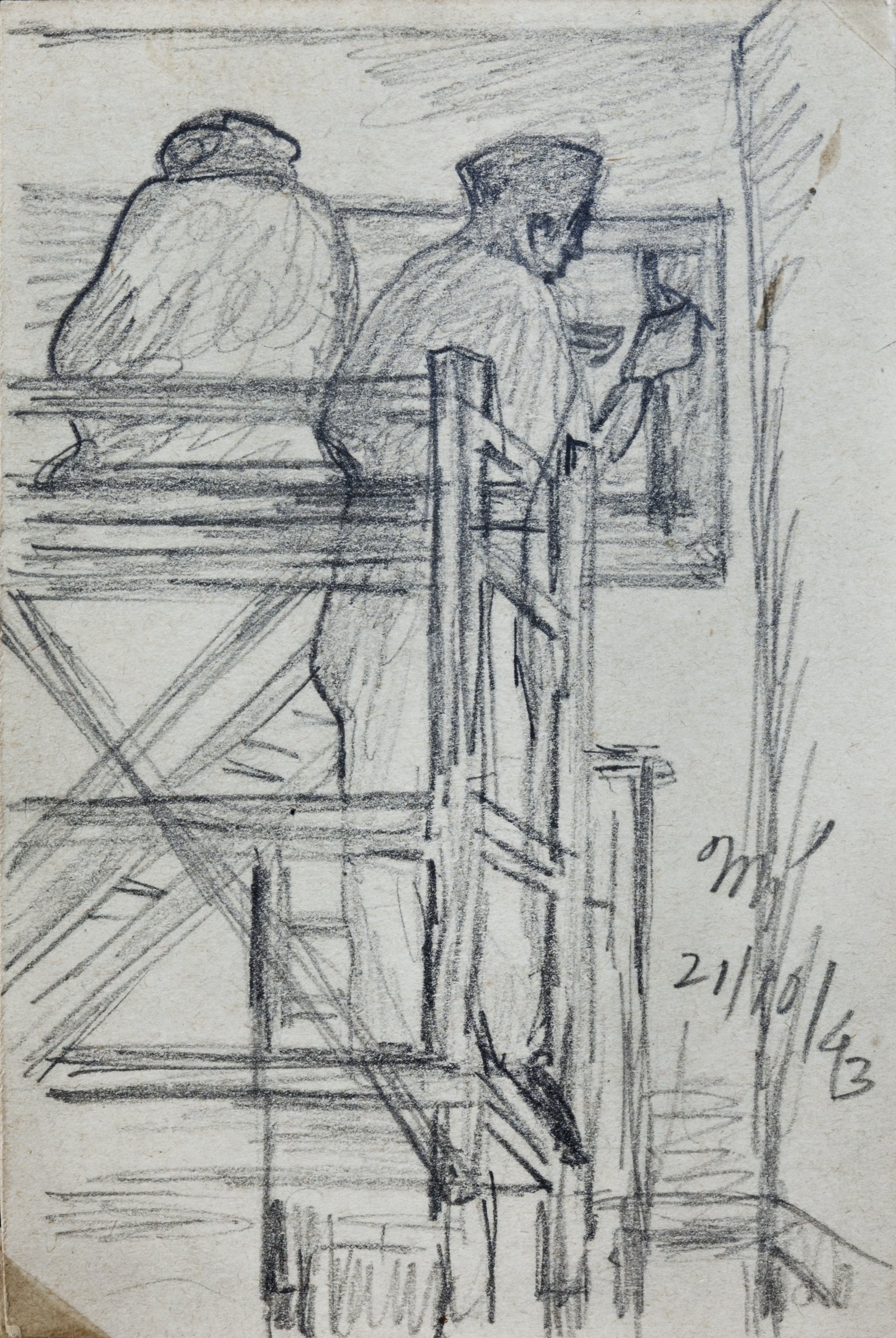 Postcard by Nandalal Bose β Akar Prakar