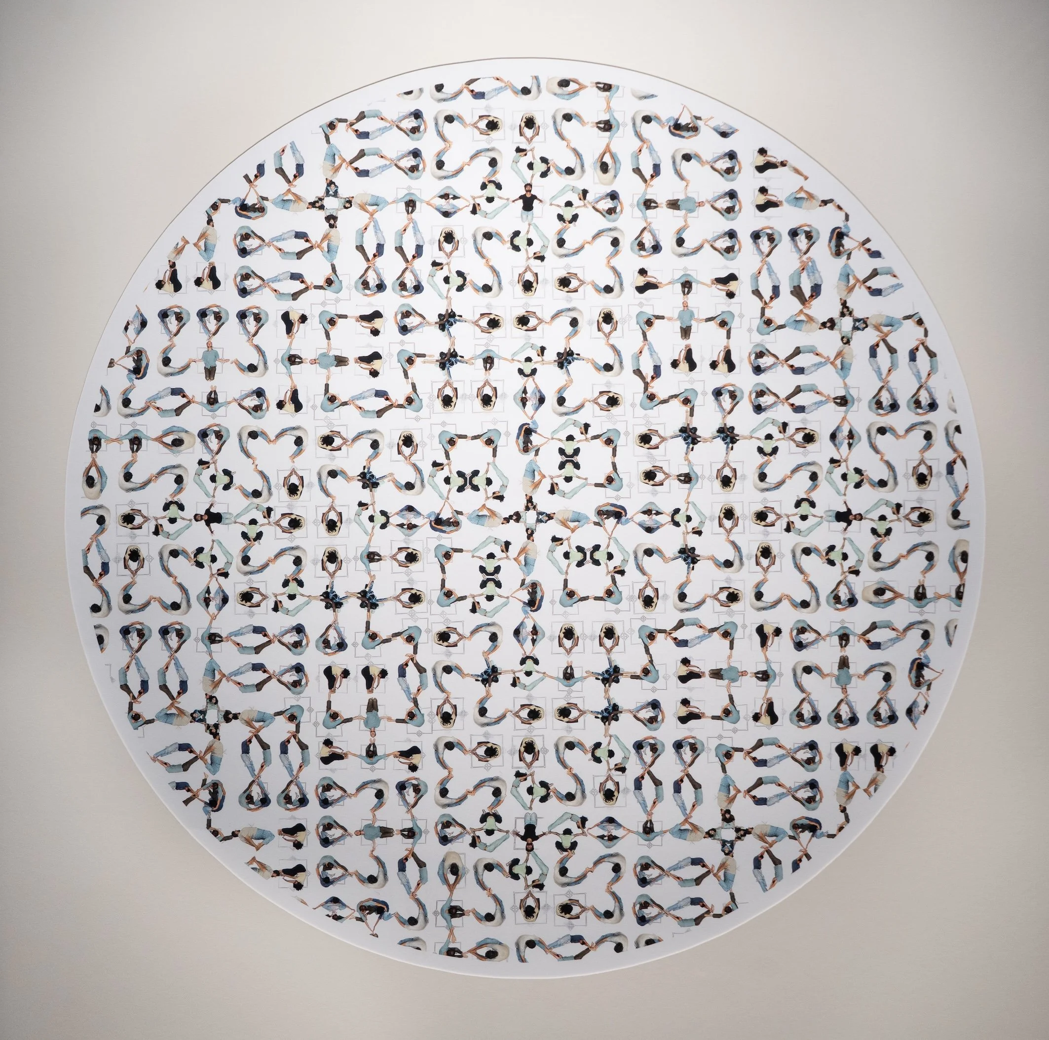 People as Points  (Edition of ⅕) | Digital Print | 36 x 36 in | 2025