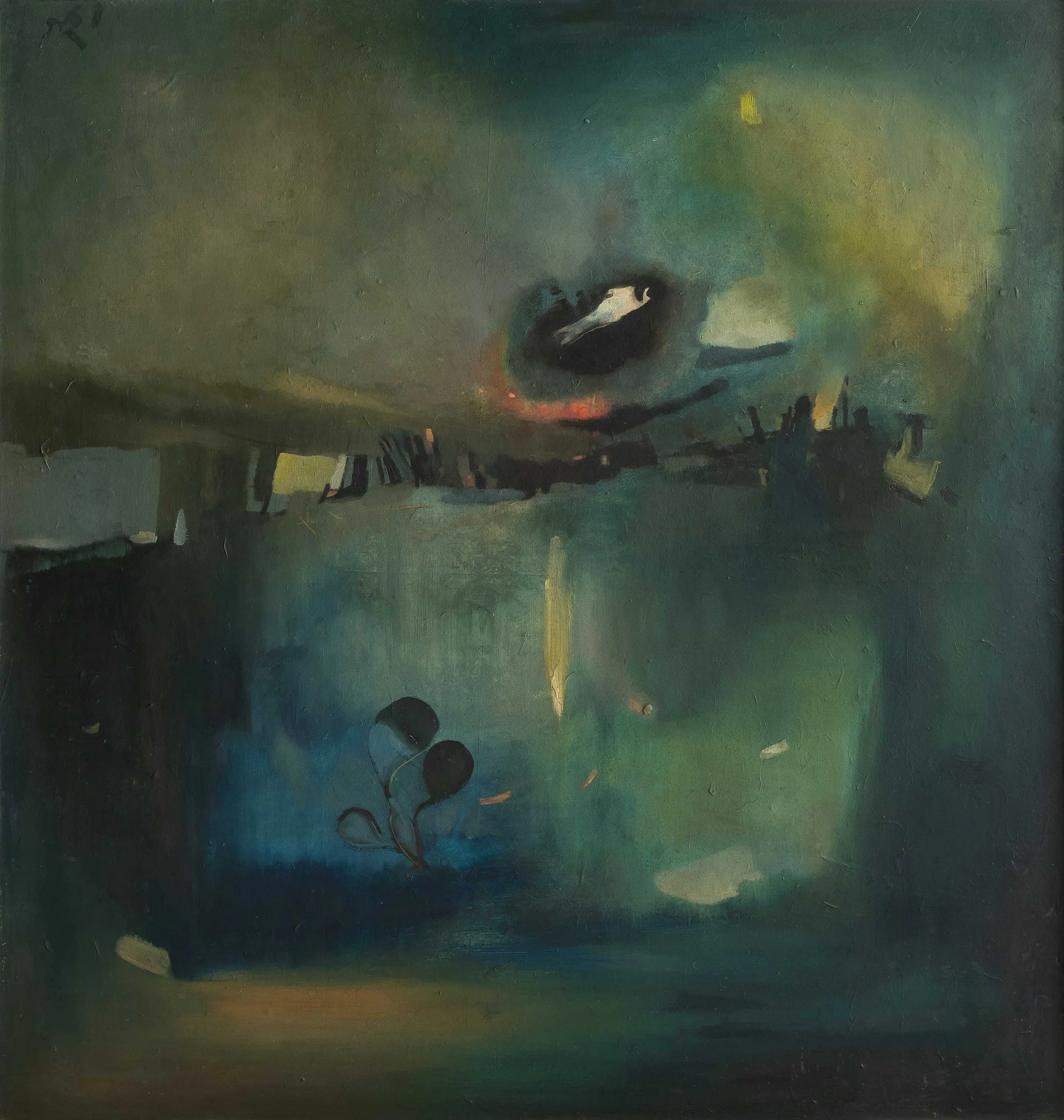 Ganesh Haloi | Untitled | Encaustic on board | 34 x 32.25 in