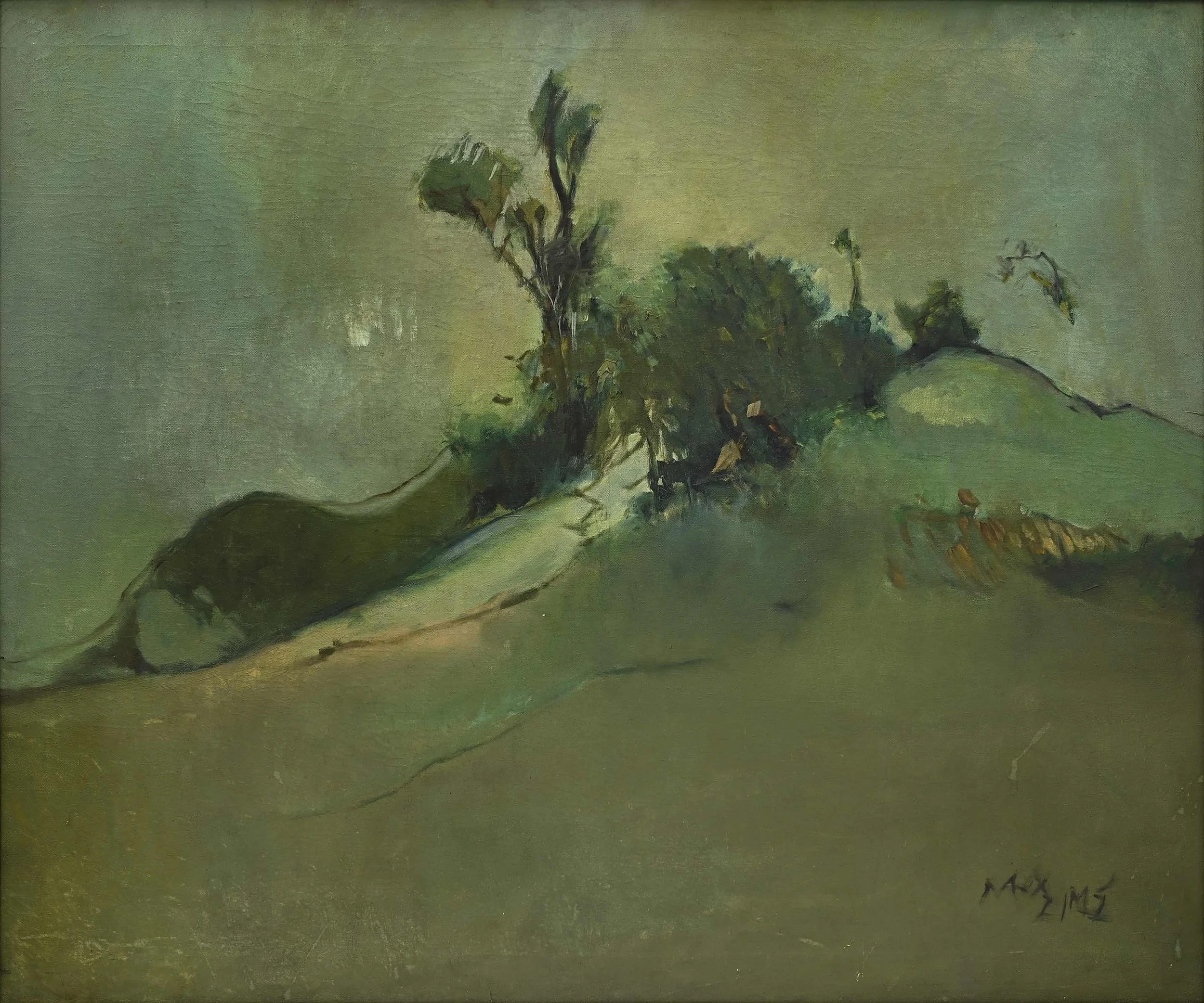 Ganesh Haloi | Untitled | Oil on canvas | 29 x 34.75 in | 1970s