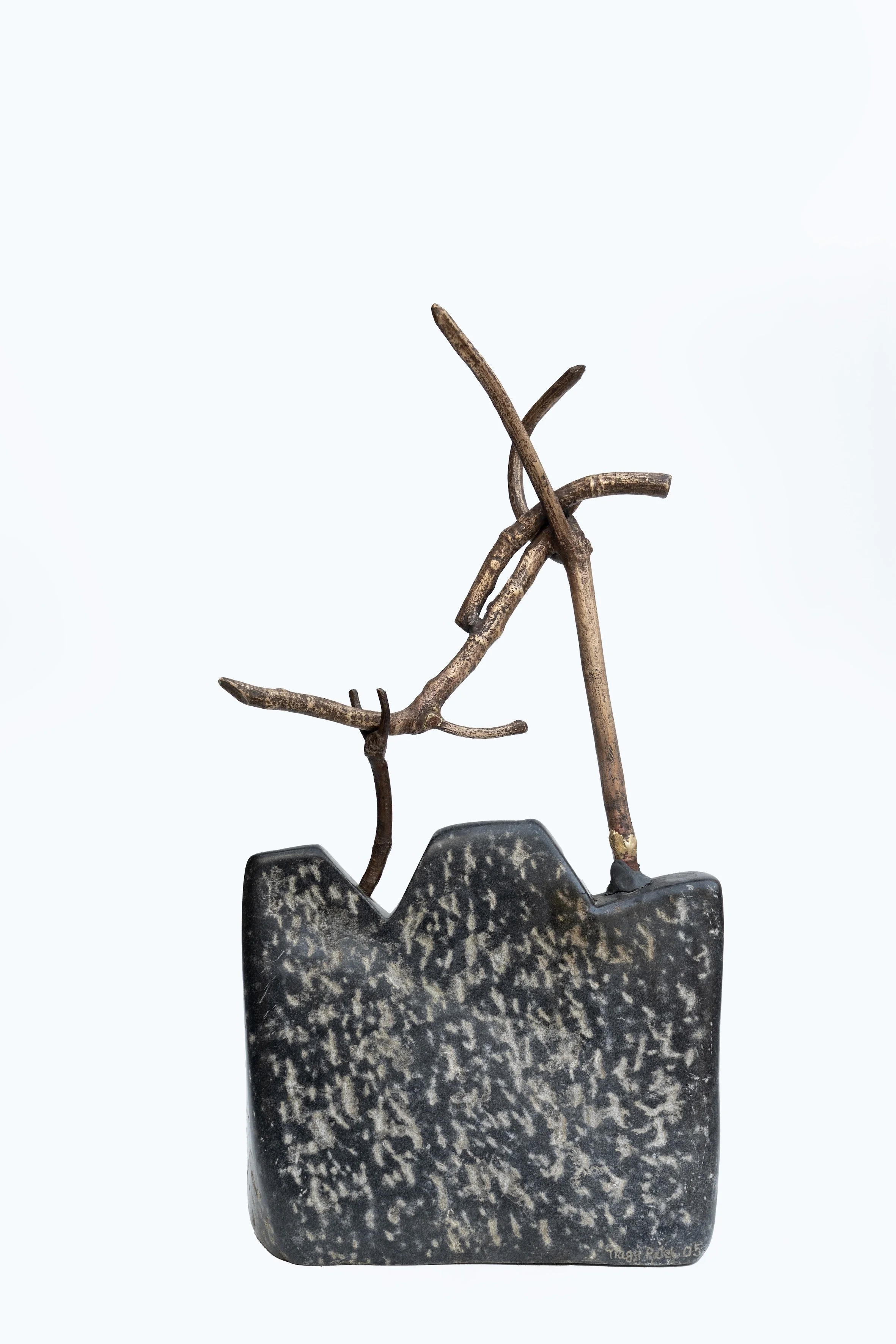 Untitled | Marble & bronze | 21 x 10.5 x 6 in | 2005
