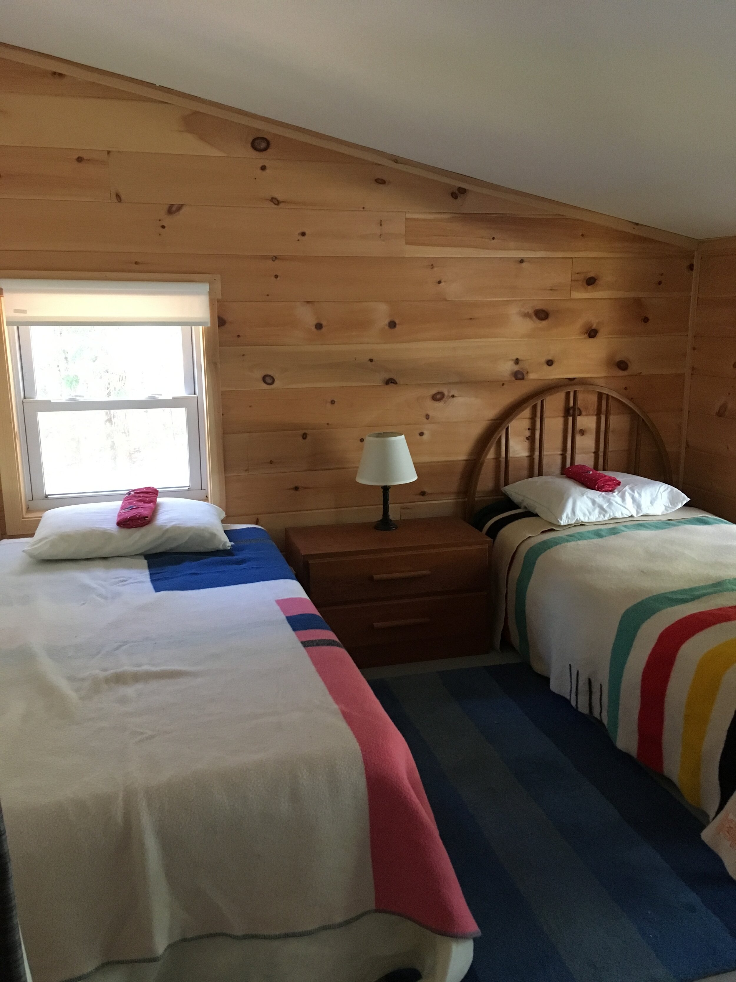 Bedroom #1 Upstairs with 2 Twin Beds