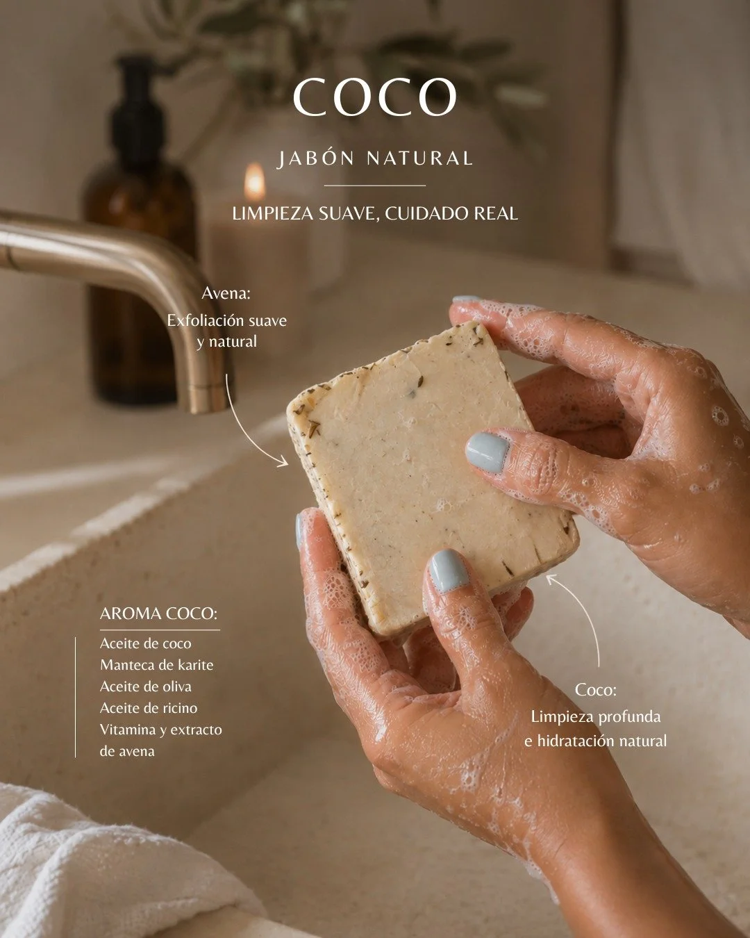 Lo cotidiano tambi&eacute;n puede sentirse especial ✨

Un jab&oacute;n artesanal que limpia, cuida y convierte cada ducha en un momento para disfrutar de tu piel.

Visita nuestra p&aacute;gina web y descubre una forma m&aacute;s bonita de cuidar lo e