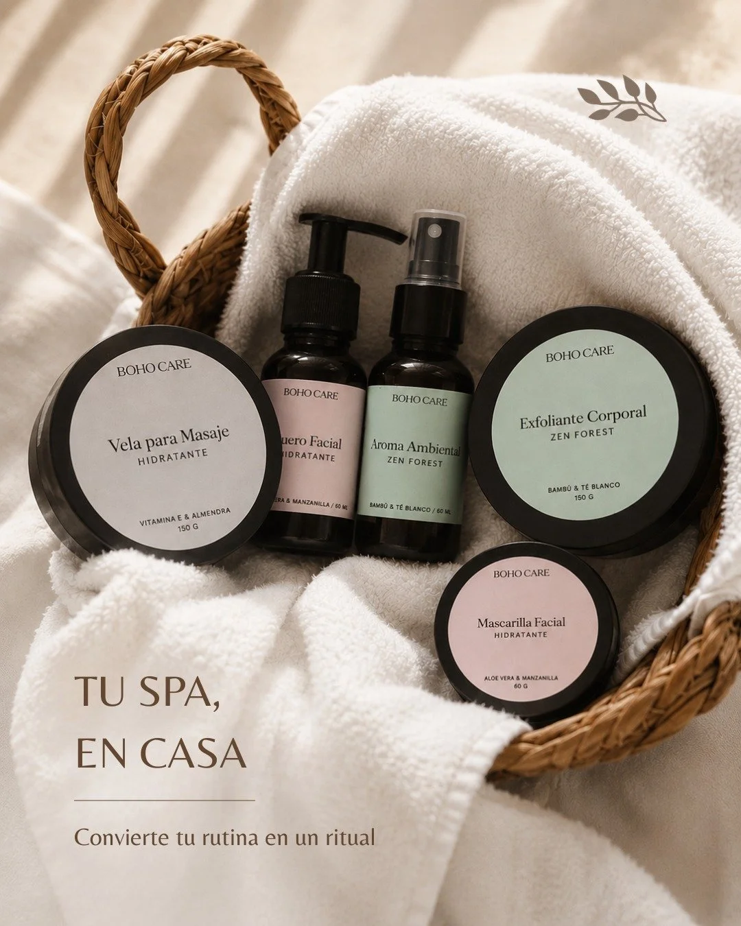 Convierte tu casa en tu lugar favorito para desconectar 🧖🏻&zwj;♀️✨

Crea tu propio kit de spa en casa con productos que te ayuden a cuidar tu piel, disfrutar de tus aromas favoritos y regalarte un momento de calma.

Todo lo que necesitas para lleva