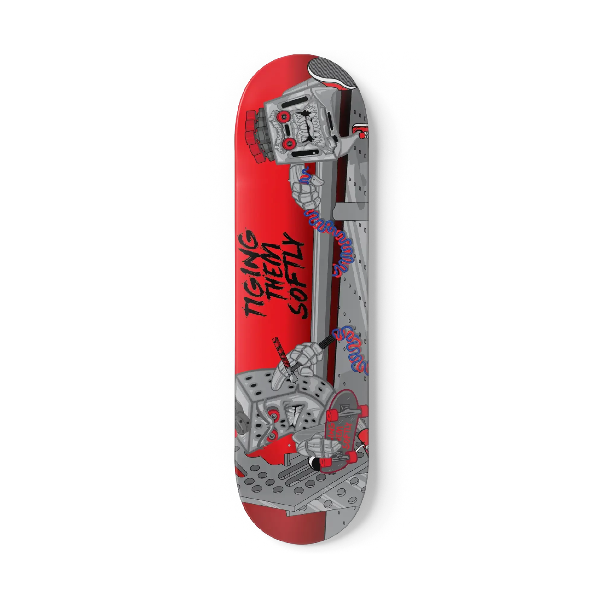Tiging Them Softly Fixtures Skateboard Deck