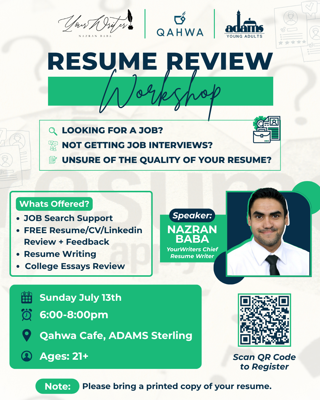 Resume Review Workshop