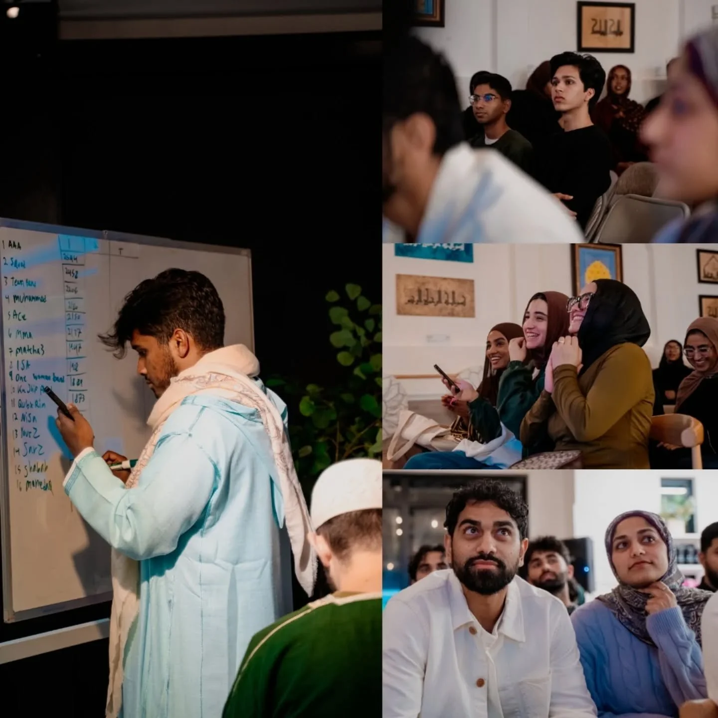 💡 Pics from Trivia Night!

🚨 Missed out?  Never fear, our next Trivia Night is happening TOMORROW at 7!

🏆 This week's prizes are VELA SCARVES and KEFFIYEHS from @velascarves and @baig_collection !!!

🎟️ Make sure you bring your friends and regis