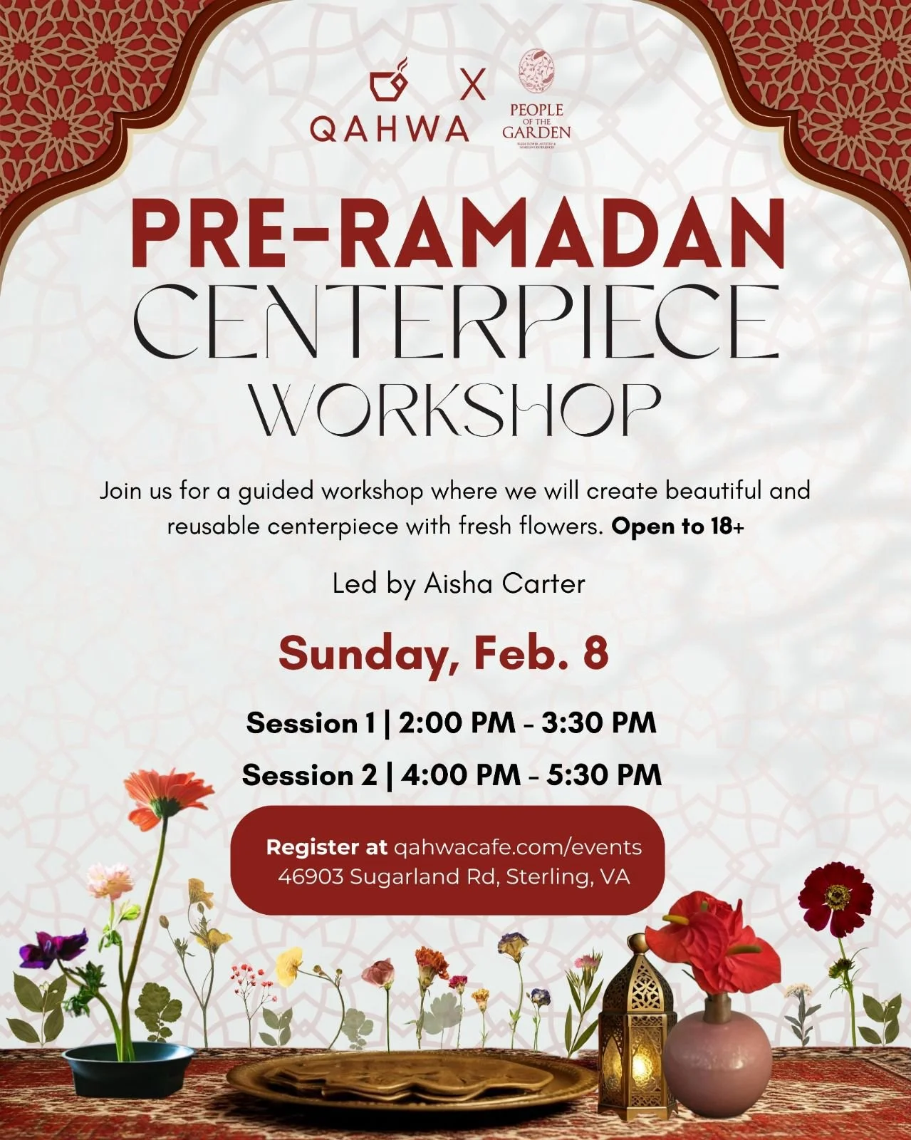 Pre-Ramadan Centerpiece Workshop