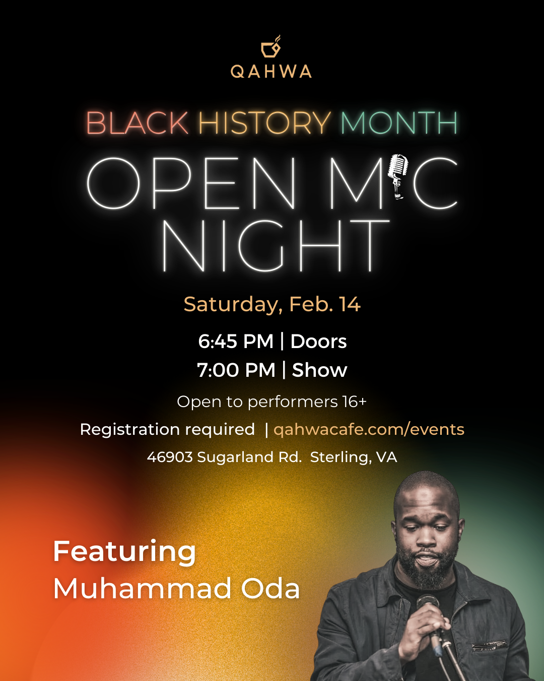 Black History Month Open Mic Night