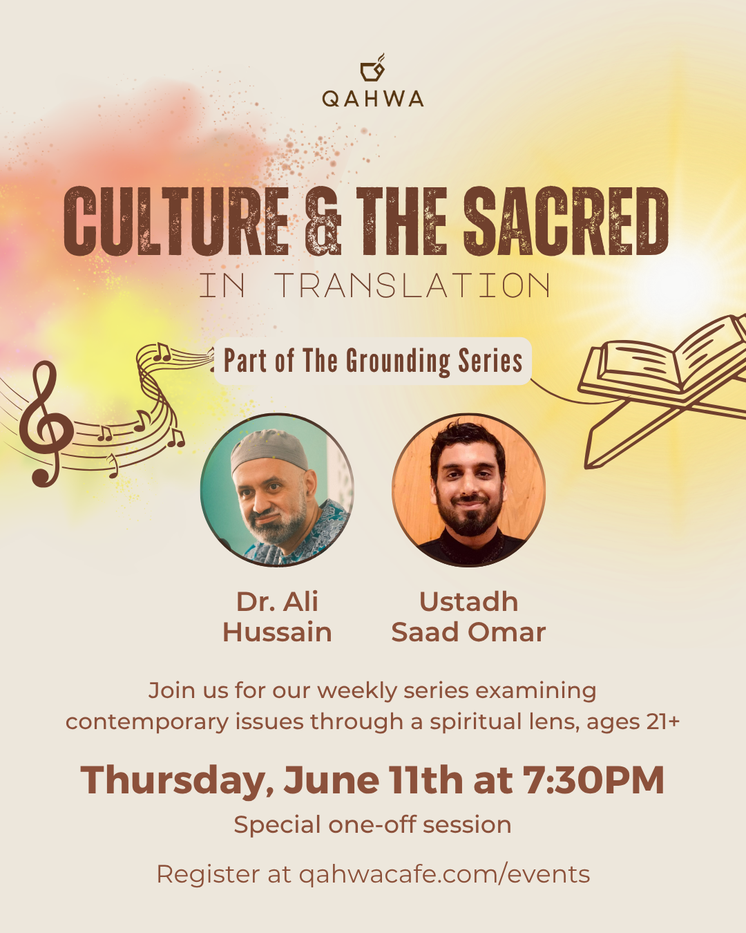 The Grounding: Culture and the Sacred in Translation
