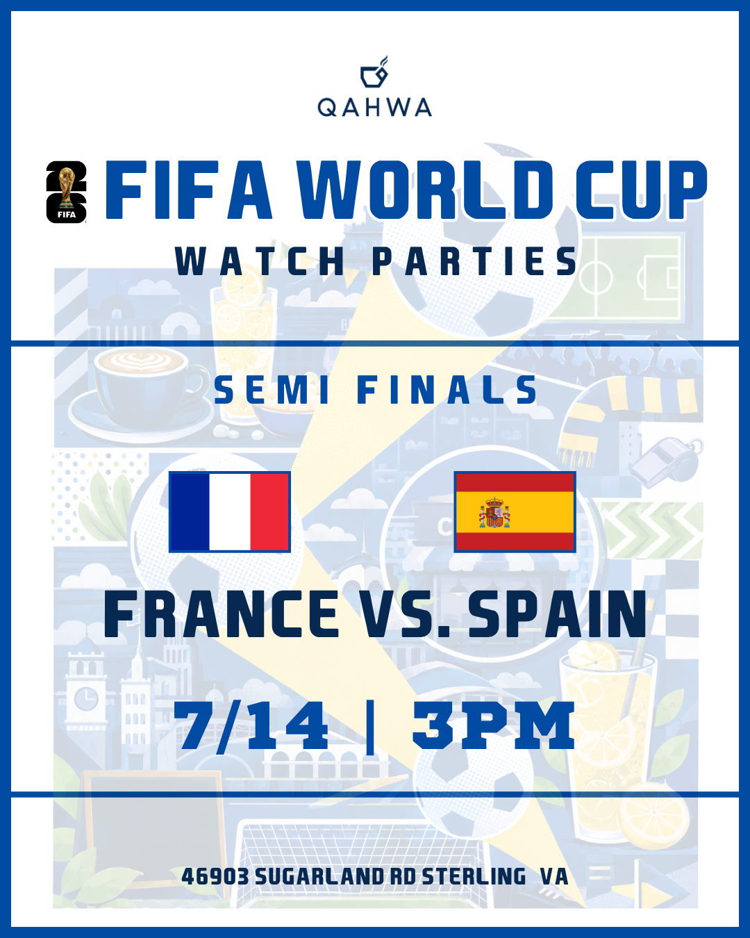 FIFA World Cup Watch Party: France vs.Spain