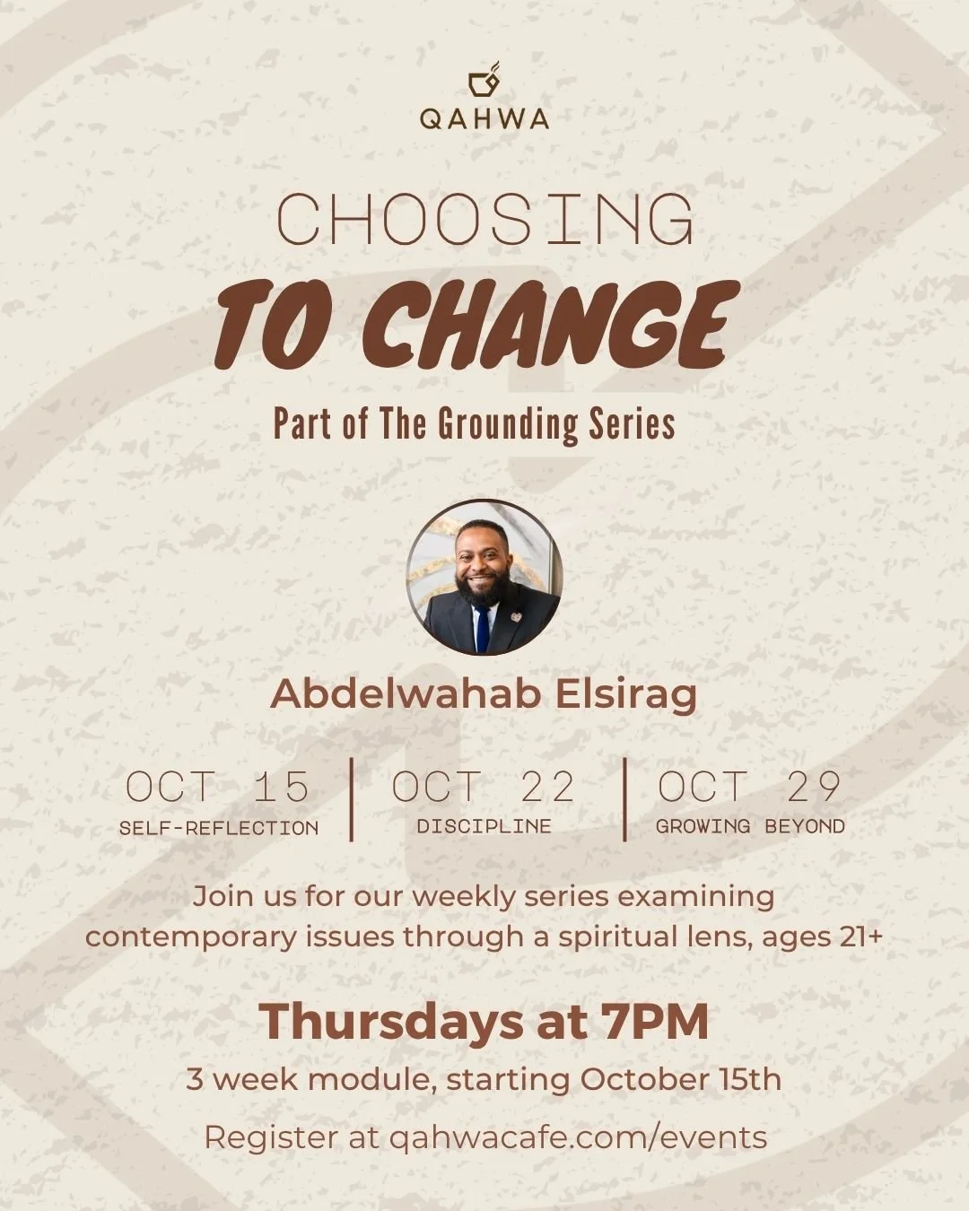 The Grounding: Choosing to Change
