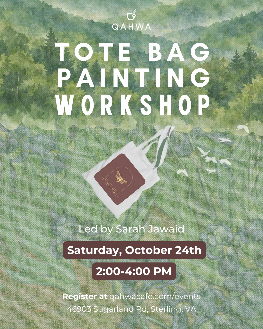 Tote Bag Painting Workshop