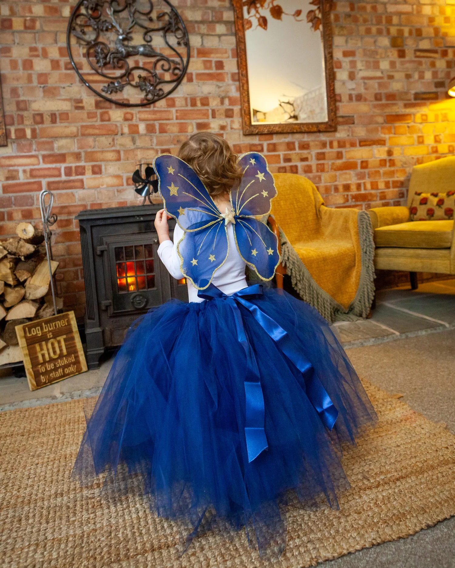 Navy Fairy Wings  Ivy & Lily
