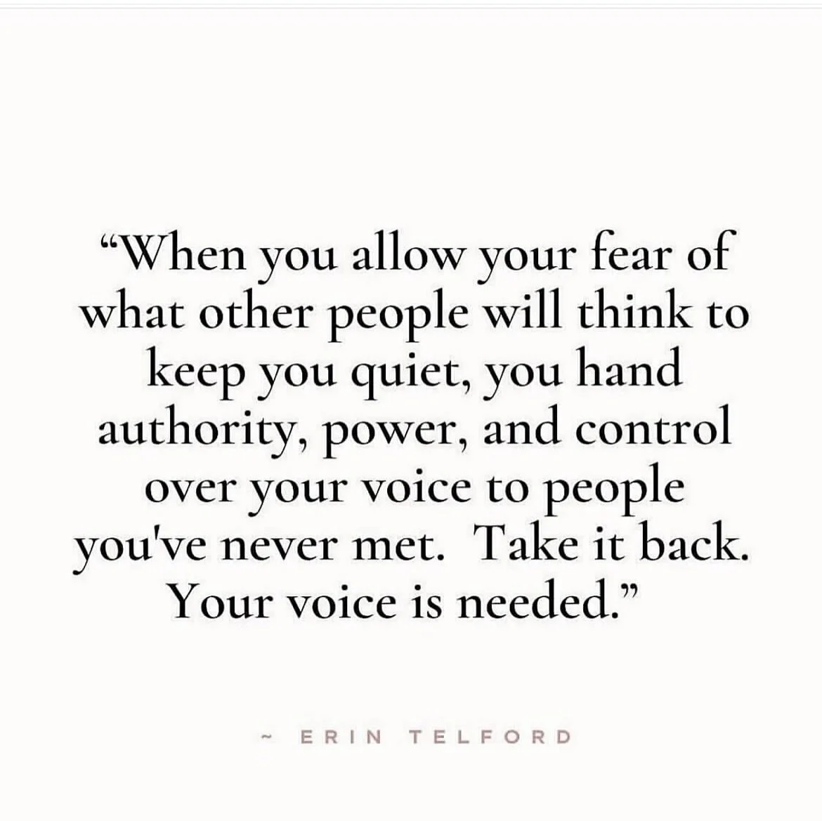 YOU DID NOT COME TO EARTH TO BE &ldquo;ACCEPTABLE.&rdquo; 

Very few people dare to walk a path of integrity and truth because there will be consequences. 

Speaking your truth and stepping into your power has consequences.

And that&rsquo;s why most
