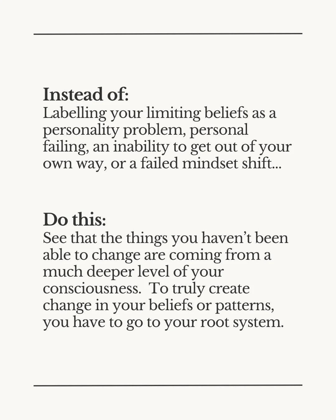 Some of you need to take yourselves off the hook.
Some of you need to break the stagnation and put yourself ON the hook.
Know who you are.
Know what you need.
If you don&rsquo;t know where to begin, you need a guide to walk with you.
Deep work can be