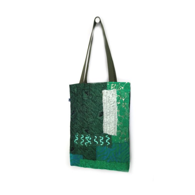 319001 Green patchwork tote bag.jpg