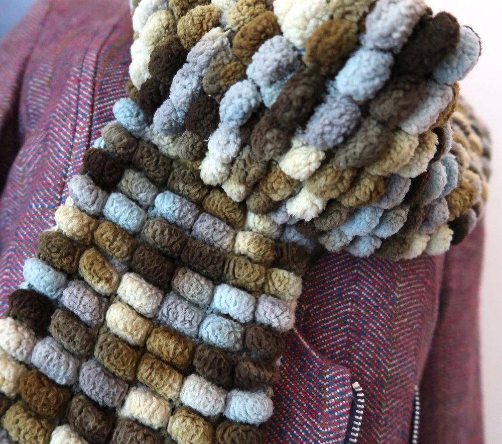 Marshmallow knitted scarf.JPG